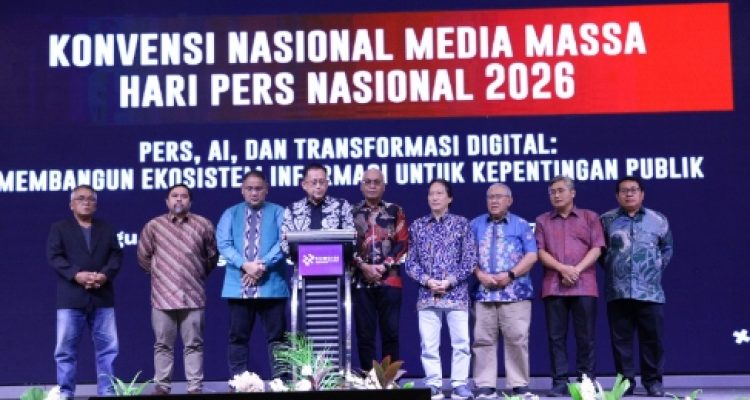 PWI bersama Dewan Pers, organisasi media, serta serikat perusahaan pers secara resmi menyepakati dan menandatangani deklarasi pers pada HPN 2026. foto pwipst.
