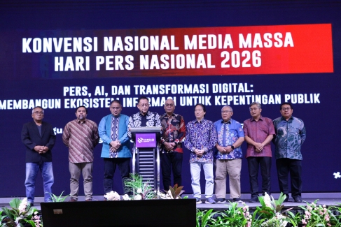PWI bersama Dewan Pers, organisasi media, serta serikat perusahaan pers secara resmi menyepakati dan menandatangani deklarasi pers pada HPN 2026. foto pwipst.
